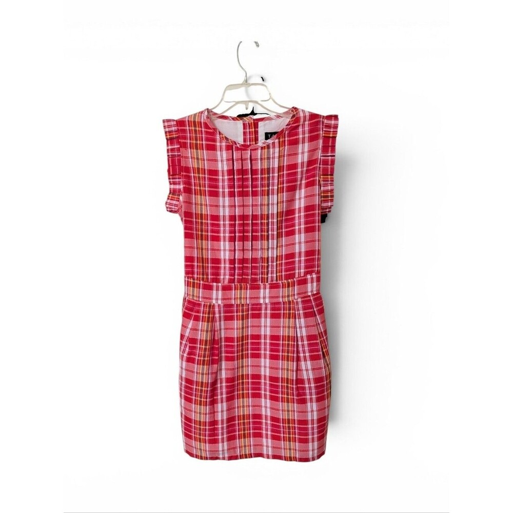 Red Plaid Minidress
